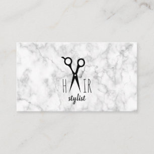 Carte De Visite granit moderne de marbre de coiffeur de styliste