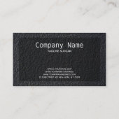Carte De Visite Granite noir monogramme (Dos)