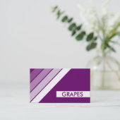 Carte De Visite GRAPES rétro (Debout devant)