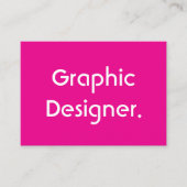 Carte de visite Graphic Designer (Devant)