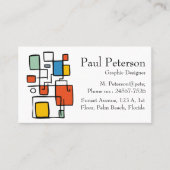 Carte de visite Graphic Designer (Devant)