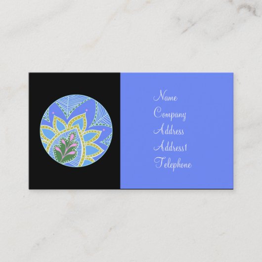 Carte de visite graphique (Devant)