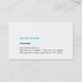 Carte De Visite Graphique (Devant)