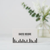 Carte De Visite Graphique à barres (Debout devant)