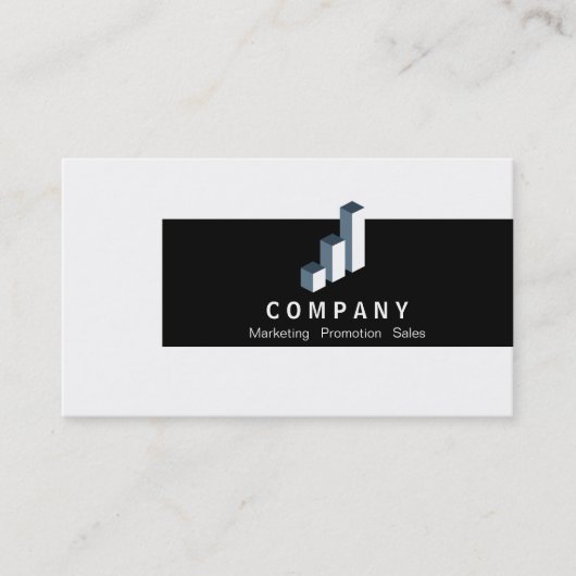 Carte De Visite Graphique à barres (Devant)