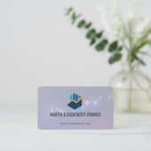 Carte De Visite Graphique à barres de données | Crypto | Marché fi (Debout devant)