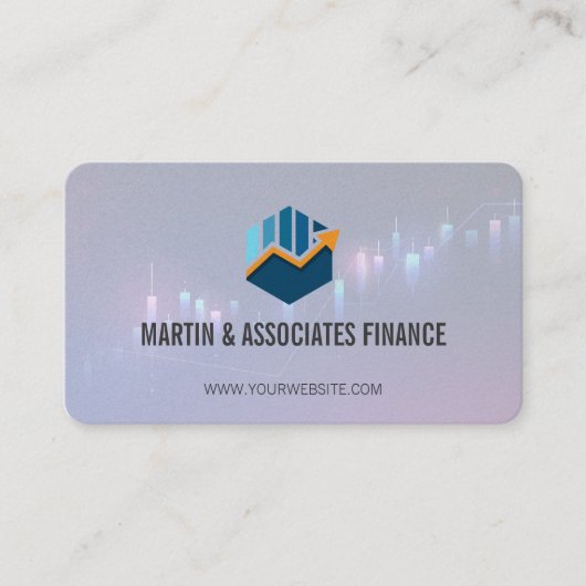 Carte De Visite Graphique à barres de données | Crypto | Marché fi (Devant)