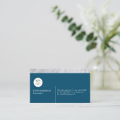 Carte De Visite Graphique Argent comptable (Debout devant)