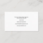 Carte De Visite Graphique | Augmentation | Noir (Dos)
