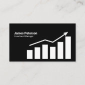 Carte De Visite Graphique | Augmentation | Noir (Devant)
