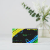Carte de visite graphique cool (Debout devant)