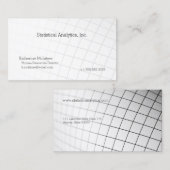 Carte De Visite Graphique courbe (Devant / Derrière)