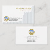 Carte De Visite Graphique d'actions à terme à évolution rapide Cou (Devant / Derrière)