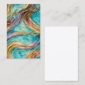 Carte De Visite Graphique de cheveux de sirène (Devant / Derrière)