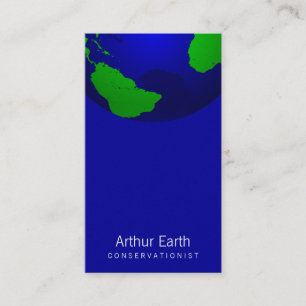 Carte De Visite Graphique de la terre