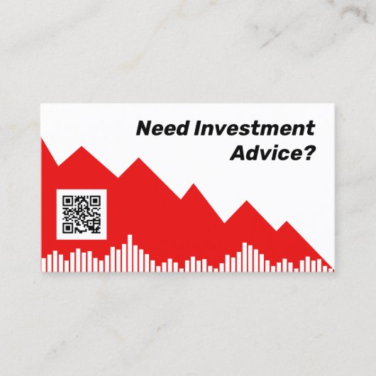 Carte De Visite Graphique de marché Crypto et stock (Devant)