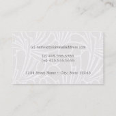 Carte de visite graphique de motif (Dos)