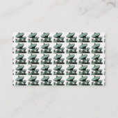 Carte De Visite Graphique de parabole satellite rétro (Dos)