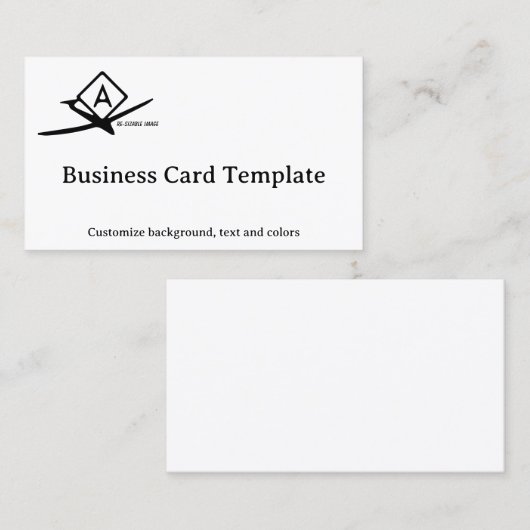 Carte De Visite Graphique de symbole Zone de pratique acrobatique (Devant / Derrière)