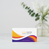 CARTE DE VISITE GRAPHIQUE DESIGNER (Debout devant)