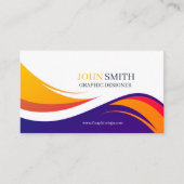 CARTE DE VISITE GRAPHIQUE DESIGNER (Devant)