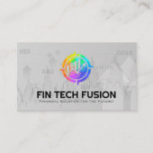 Carte De Visite Graphique financier | Actions et produits de base (Devant)