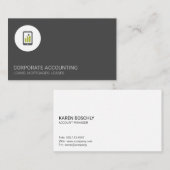 Carte De Visite Graphique financier | Conseil (Devant / Derrière)