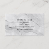 Carte De Visite Graphique financier | Expert-comptable | Courtage (Dos)