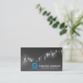 Carte De Visite Graphique financier | Graphique à chandeliers (Debout devant)