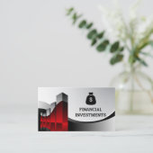 Carte De Visite Graphique financier | Sacs (Debout devant)