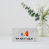 Carte De Visite Graphique financier | Technologie IA | Analyse de (Debout devant)