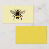 Carte De Visite Graphique original BEE - Espèces en voie de dispar (Devant / Derrière)