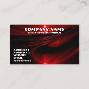 Carte de visite graphique rouge