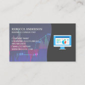 Carte De Visite Graphique stock | Analyste de données (Devant)