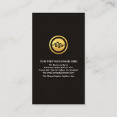 Carte De Visite Graphique Stock de Forex Créative Marché financier (Dos)