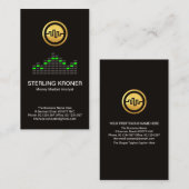 Carte De Visite Graphique Stock de Forex Créative Marché financier (Devant / Derrière)