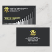 Carte De Visite Graphique Stock de tendances à la hausse - Conseil (Devant / Derrière)