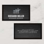 Carte De Visite Graphique stock | Finance (Devant / Derrière)