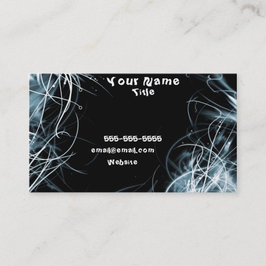 Carte de visite graphique sucrée (Devant)