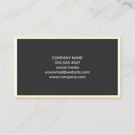 Carte De Visite Graphiques de données | Analyste (Dos)