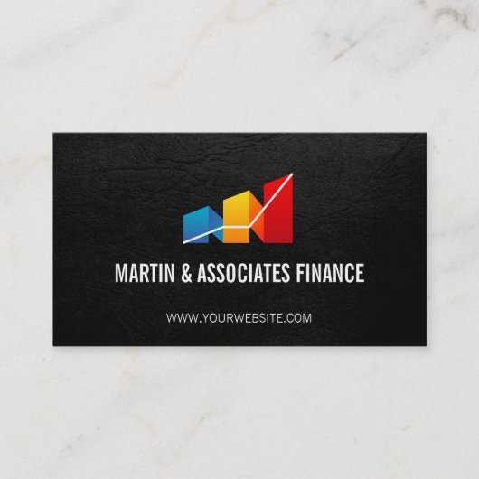 Carte De Visite Graphiques financiers | Calculatrice stock (Devant)