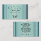 Carte de visite « Graphiste et Branding » (Devant / Derrière)