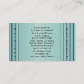Carte de visite « Graphiste et Branding » (Dos)