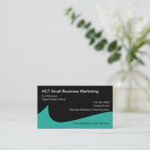 Carte De Visite Graphiste Marketing Digital (Debout devant)