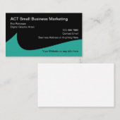 Carte De Visite Graphiste Marketing Digital (Devant / Derrière)