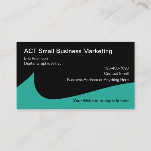 Carte De Visite Graphiste Marketing Digital (Devant)