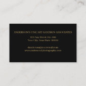 Carte De Visite Graphiste moderne audacieux (Dos)