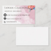 Carte De Visite Graphiste professionnel (Devant / Derrière)