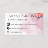 Carte De Visite Graphiste professionnel (Devant)