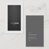 Carte De Visite Graphite de Groupon et or (Devant / Derrière)